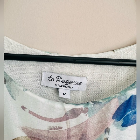 Le Ragazze Made in Italy Silk Blended Floral Maxi Dress Size M EUC - Picture 2 of 5